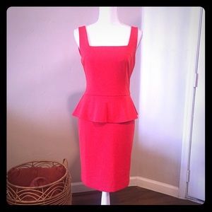 Women’s Red Peplum Dress size 8